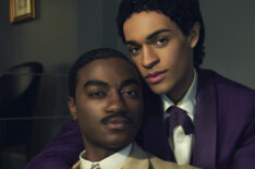 Jelani Alladin as Marcus and Noah J. Ricketts as Frankie in the Showtime limited series 'Fellow Travelers'