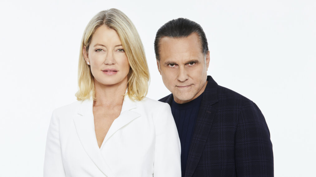 Cynthia Watros and Maurice Benard in 'General Hospital'