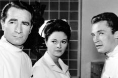 John Beradino, Emily McLaughlin, and Roy Thinnes of 'General Hospital'