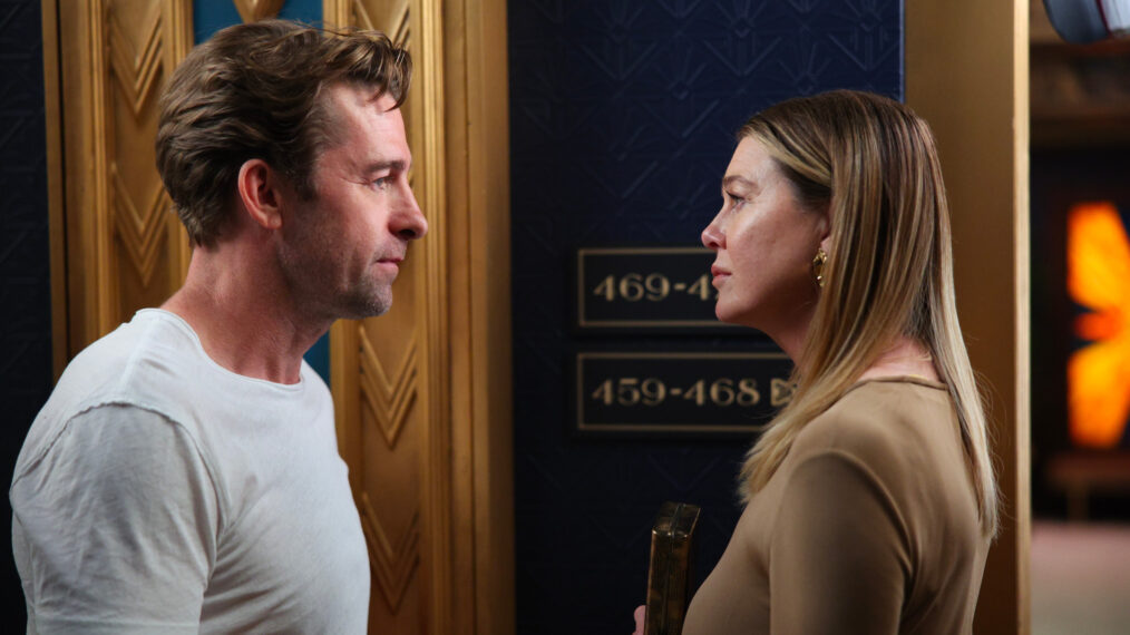 Scott Speedman as Nick Marsh and Ellen Pompeo as Meredith Grey in 'Grey's Anatomy'