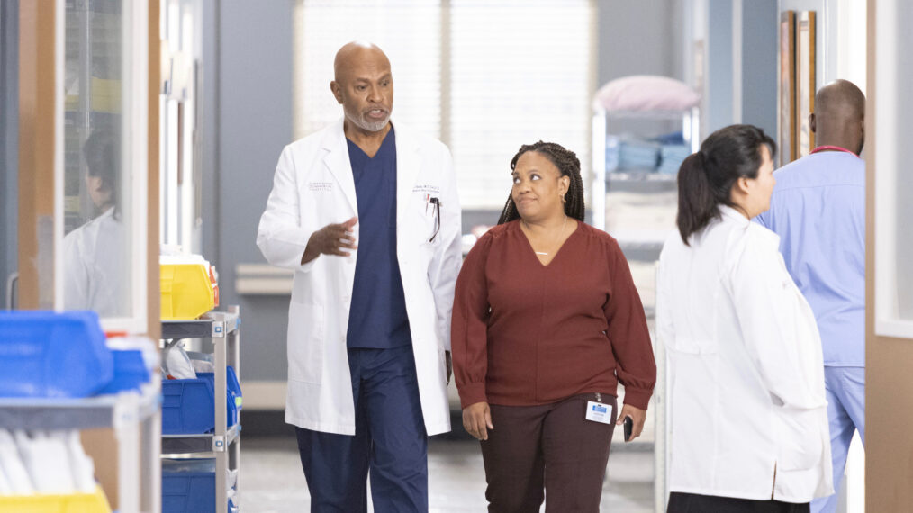 James Pickens Jr. as Richard Webber and Chandra Wilson as Miranda Bailey in 'Grey's Anatomy'