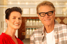 Hamlin Holiday and his niece Renee Guilbault in 'In the Kitchen with Harry Hamlin Holiday Special'