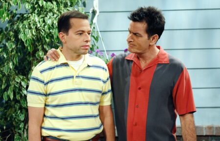 Jon Cryer and Charlie Sheen on Two and a Half Men