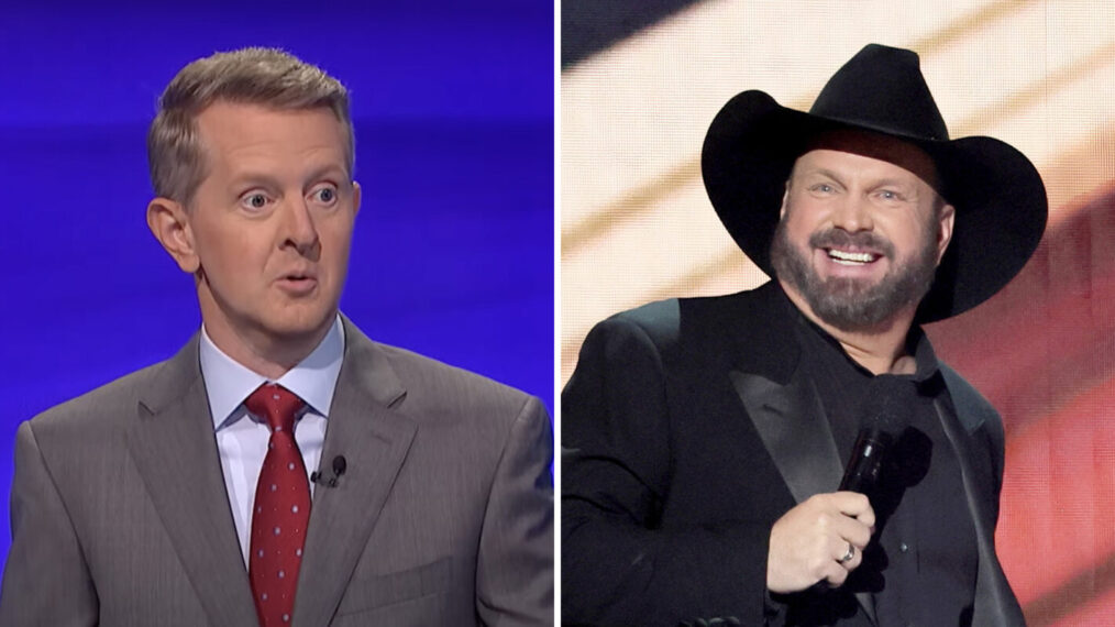 Jeopardy Ken Jennings and Garth Brooks