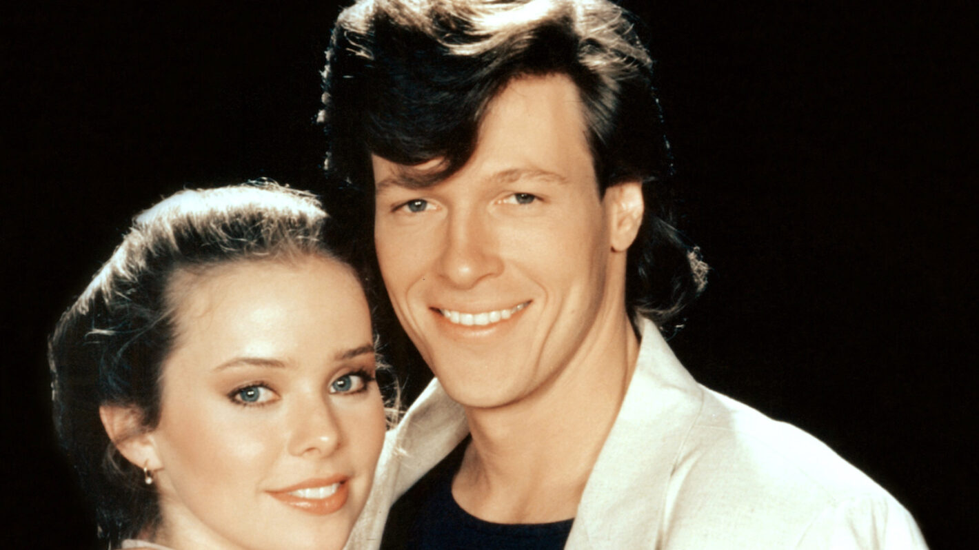 Kristina Malandro (aka Kristina Malandro Wagner) and Jack Wagner in General Hospital