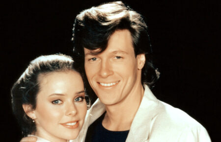 Kristina Malandro (aka Kristina Malandro Wagner) and Jack Wagner in General Hospital