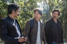 Nicholas Gonzalez, Jon Seda, and Eoin Macken in 'La Brea' - Season 3