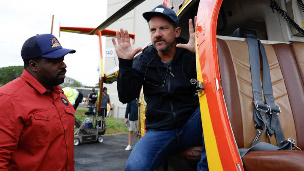 Zachary Knighton directing 'Magnum P.I.,' with Stephen Hill - Season 5