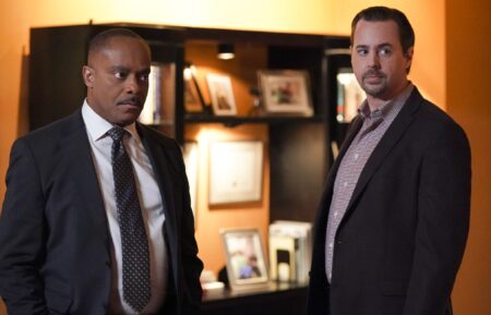 Rocky Carroll and Sean Murray in 'NCIS'