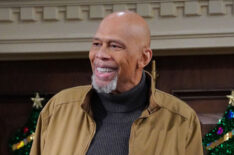 Kareem Abdul-Jabbar as himself in the 'Night Court' Christmas episode