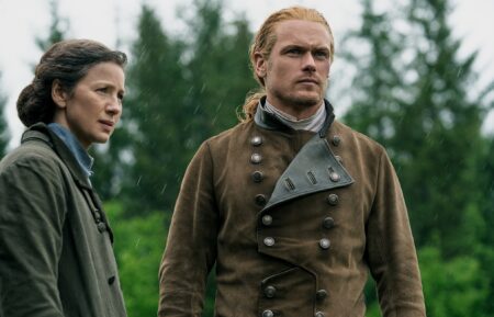 Caitriona Balfe and Sam Heughan in 'Outlander' Season 7