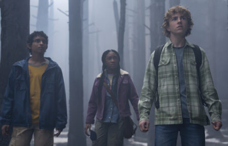 Aryan Simhadri, Leah Sava Jeffries, and Walker Scobell in 'Percy Jackson and the Olympians' - Season 1 Episode 7