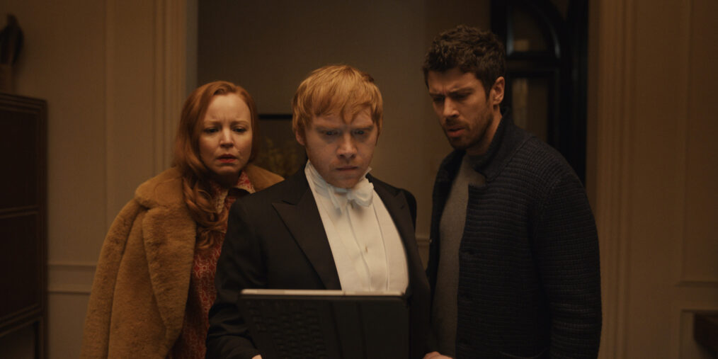 Lauren Ambrose, Rupert Grint, and Toby Kebbell in 'Servant'