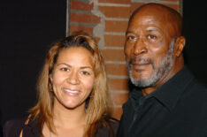 Shannon and her father John Amos