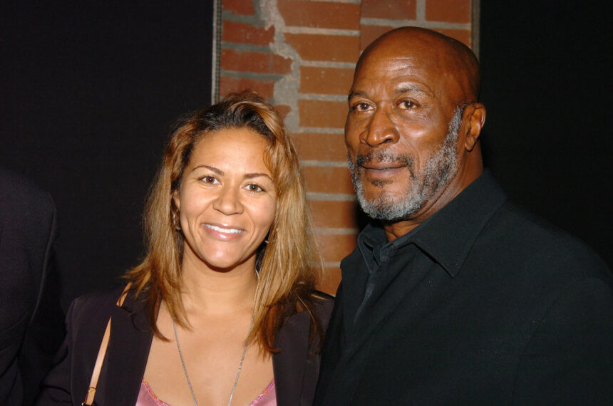 Shannon and her dad John Amos