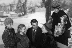 Karolyn Grimes, Cary Grant, Loretta Young, Elsa Lanchester in 'The Bishops Wife,' 1947