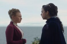 Mia Threapleton and Josie Totah in 'The Buccaneers' Season 1