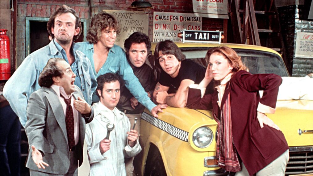 Christopher Lloyd, Jeff Conaway, Judd Hirsch, Tony Danza, Danny DeVito, Andy Kaufman, and Marilu Henner for 'Taxi'