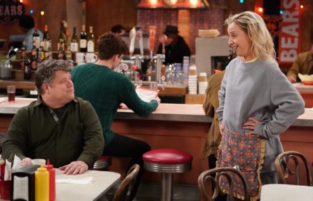 Sean Astin and Lecy Goranson in 'The Conners' Season 5