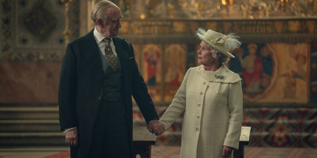 Jonathan Pryce and Imelda Staunton in 'The Crown' Season 6 