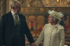 Jonathan Pryce and Imelda Staunton in 'The Crown' - Season 6