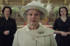 Olivia Colman, Imelda Staunton, and Claire Foy as Queen Elizabeth II in 'The Crown' - Season 6, Part 2