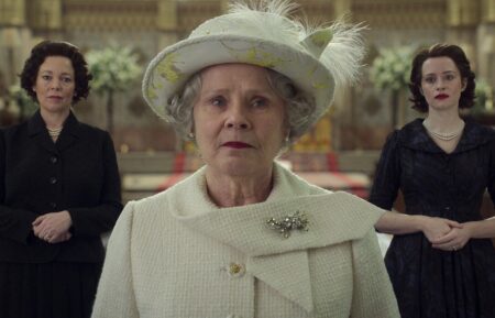Olivia Colman, Imelda Staunton, and Claire Foy as Queen Elizabeth II in 'The Crown' - Season 6, Part 2
