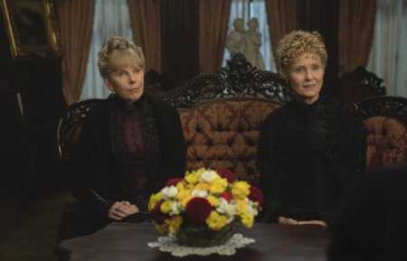 Christine Baranski and Cynthia Nixon as Agnes Van Rhijn and Ada Forte in 'The Gilded Age' Season 2 finale