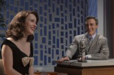 Rachel Brosnahan and Reid Scott in 'The Marvelous Mrs. Maisel'