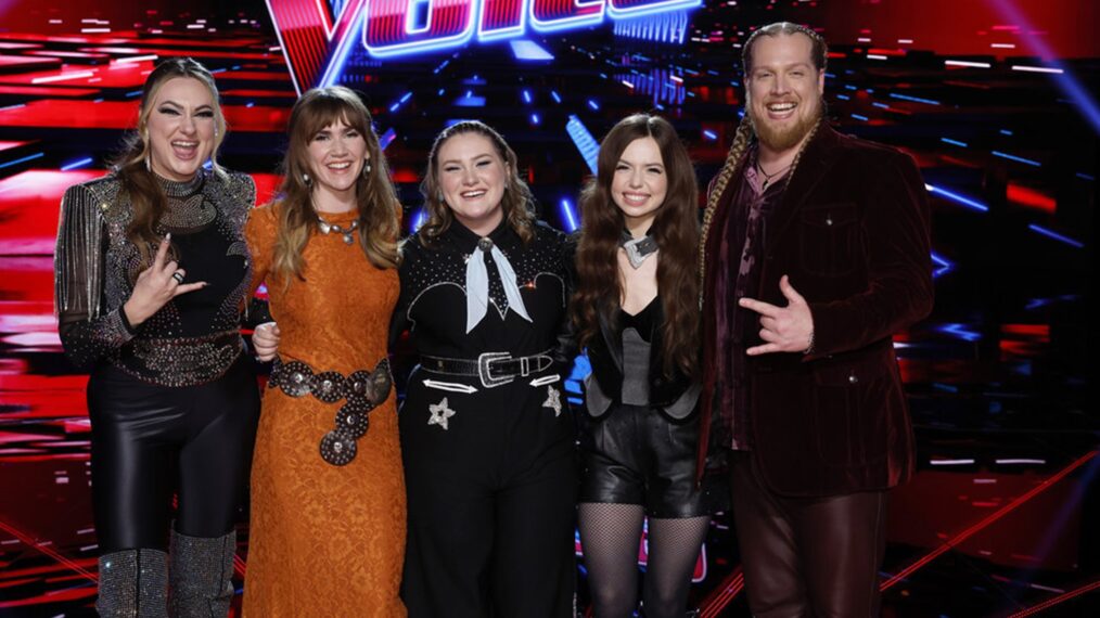 Jacquie Roar, Lila Forde, Ruby Leigh, Mara Justine, and Huntley from 'The Voice' - Season 24