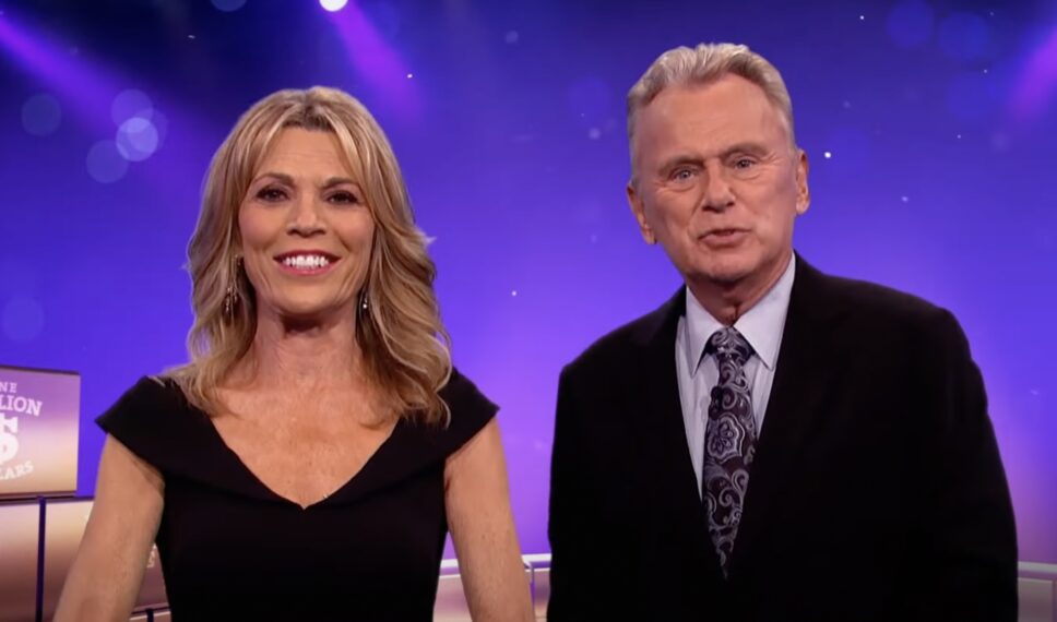 Vanna White und Pat Sajak am Rad