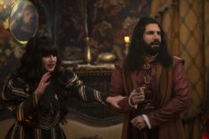 Natasia Demetriou and Kayvan Novak in 'What We Do in the Shadows' - Season 5