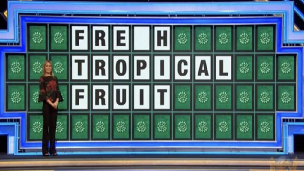 Wheel of Fortune fruit puzzle