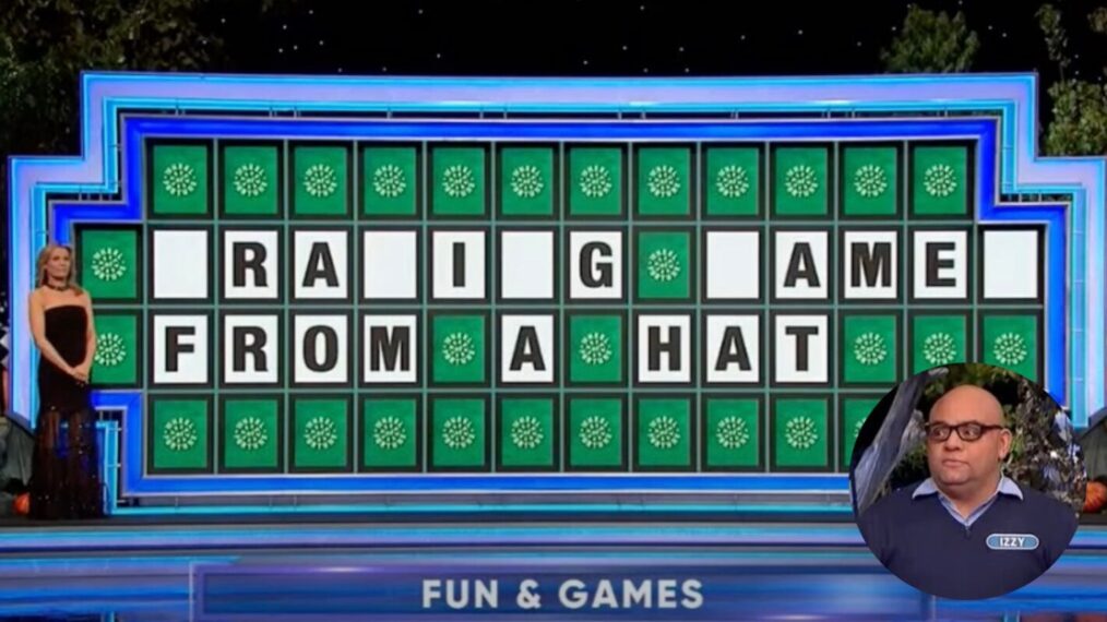 Wheel of Fortune contestant Izzy