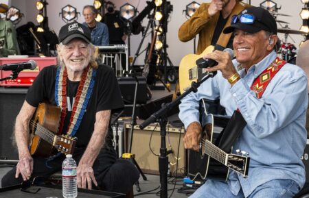 Willie Nelson and George Strait for 'Willie Nelson's 90th Birthday Celebration'