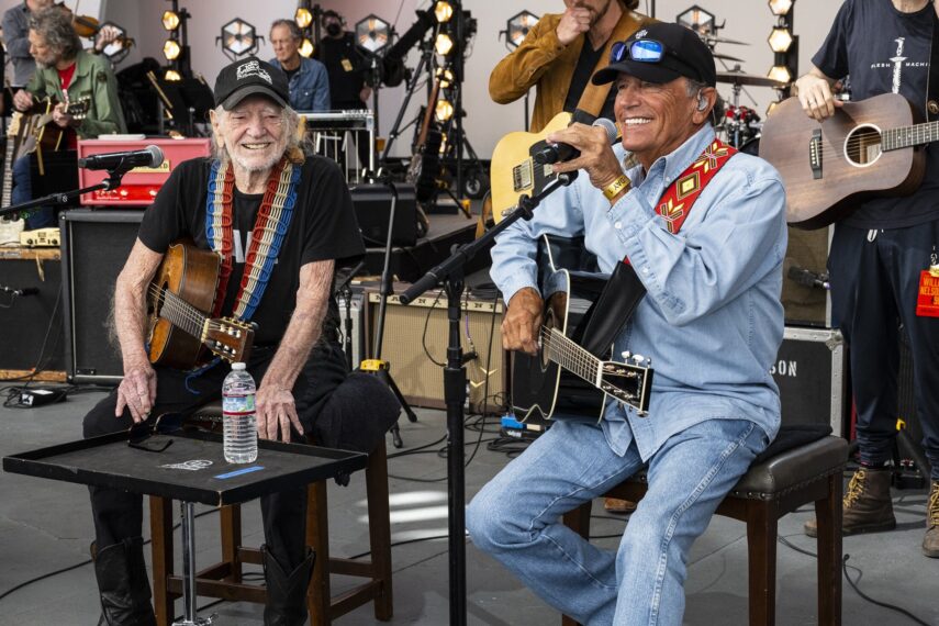 Willie Nelson and George Strait for 'Willie Nelson's 90th Birthday Celebration'