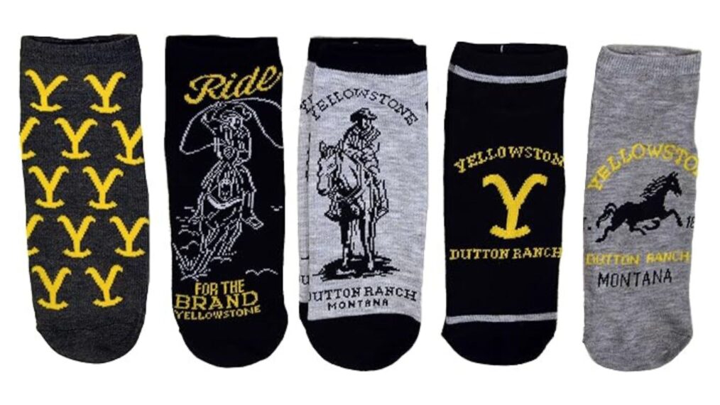 yellowstone ankle socks