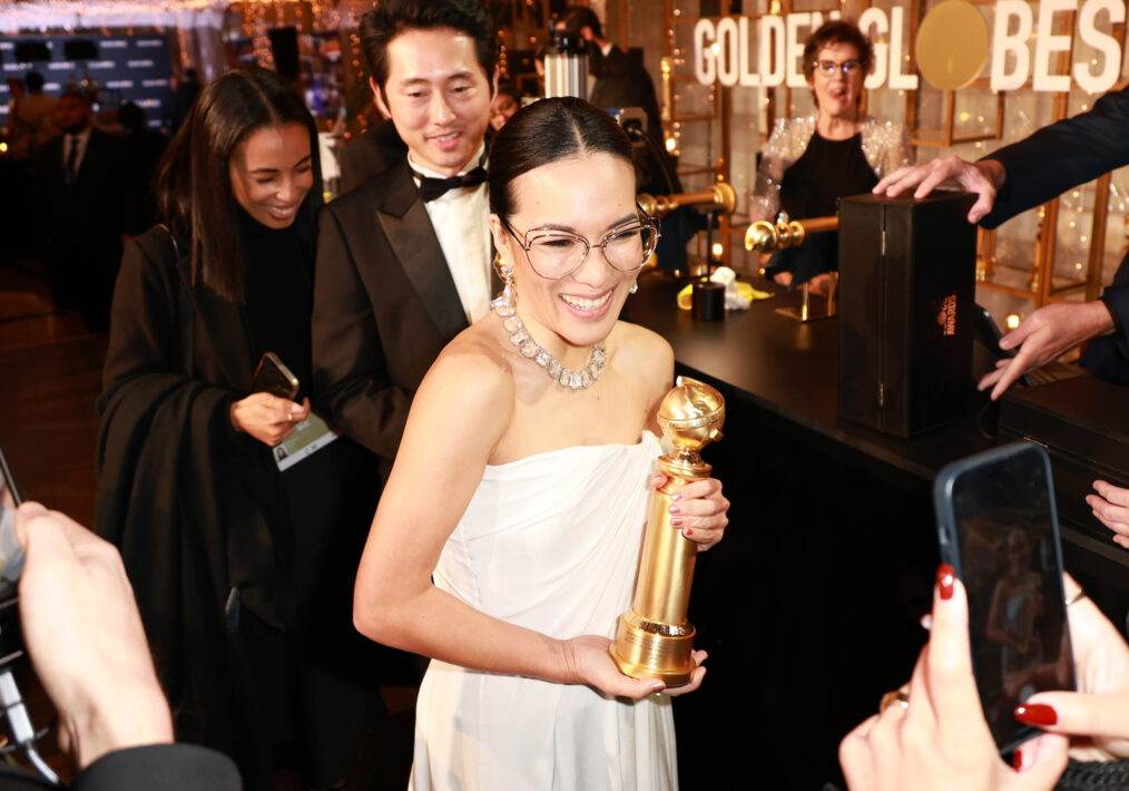 Steven Yeun and Ali Wong attend the 2024 Billboard Golden Globes Afterparty