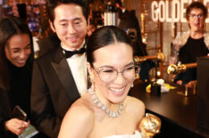 Steven Yeun and Ali Wong attend the 2024 Billboard Golden Globes Afterparty