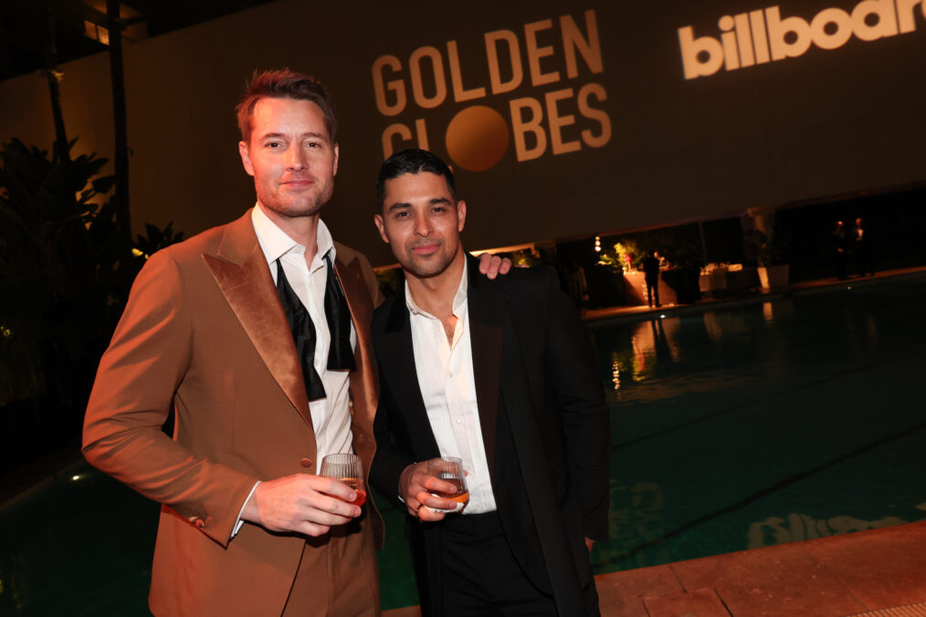 Justin Hartley and Wilmer Valderrama attend 2024 Billboard Golden Globes afterparty