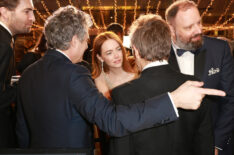 Mark Ruffalo, Emma Stone, Willem Dafoe and Yorgos Lanthimos attend 2024 Billboard Golden Globes afterparty
