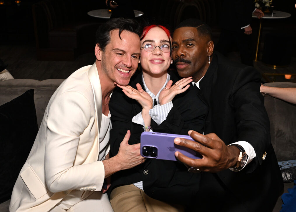 Andrew Scott, Billie Eilish, and Colman Domingo attend the 2024 Golden Globe Netflix After Party