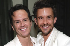 Andrew Scott and Jonathan Bailey attend the 2024 Golden Globe Netflix After Party