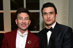 Saltburn's Barry Keoghan and May December's Charles Melton at the 2024 Golden Globe Netflix After Party