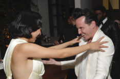 Past Lives' Greta Lee and All of Us Strangers' Andrew Scott attend the 2024 Golden Globe Netflix After Party