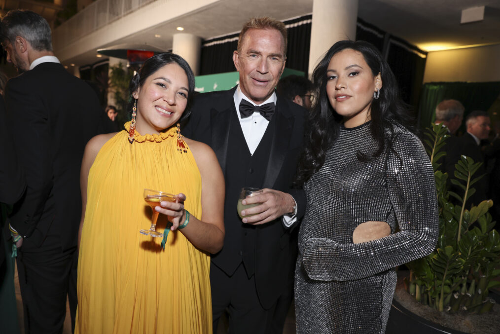 Jillian Dion, Kevin Costner and JaNae Collins