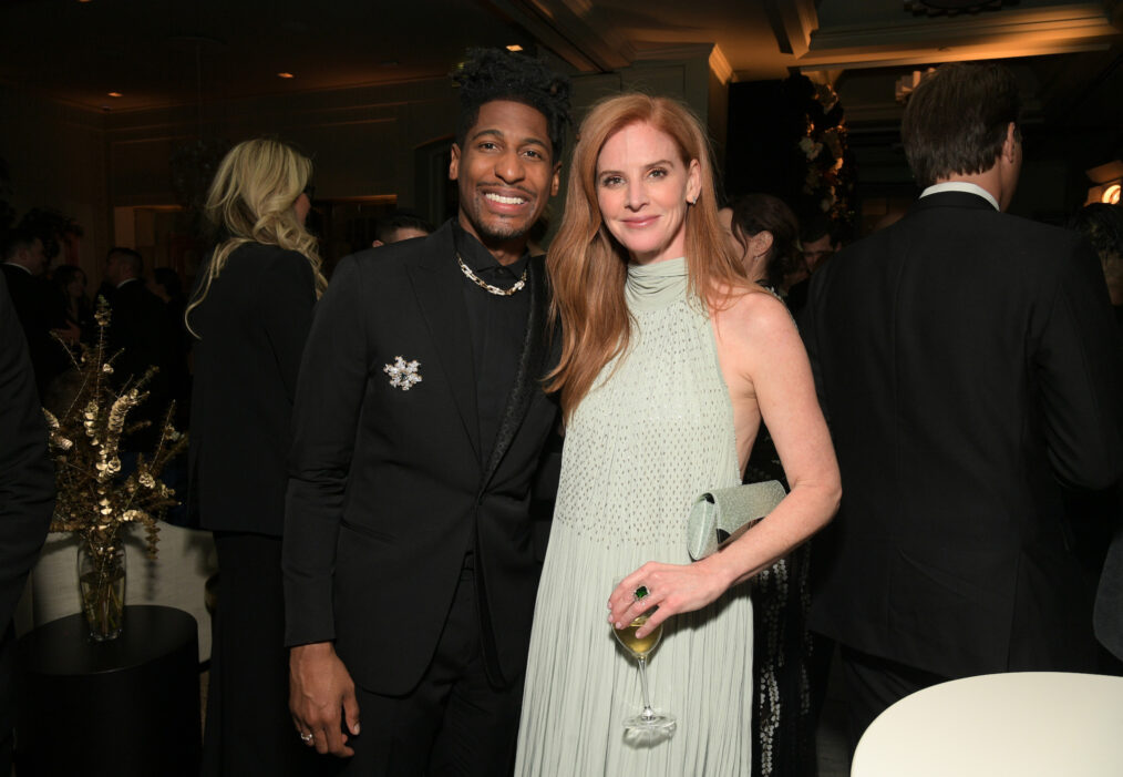 Jon Batiste and Suits' Sarah Rafferty attend the 2024 Golden Globe Netflix After Party