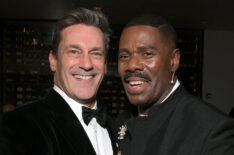 Jon Hamm and Colman Domingo attend the 2024 Golden Globe Netflix After Party