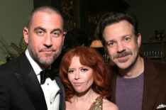 Bryn Mooser, Natasha Lyonne, and Jason Sudeikis attend Netflix's 2024 Golden Globe After Party at Spago on January 07, 2024 in Beverly Hills, California.