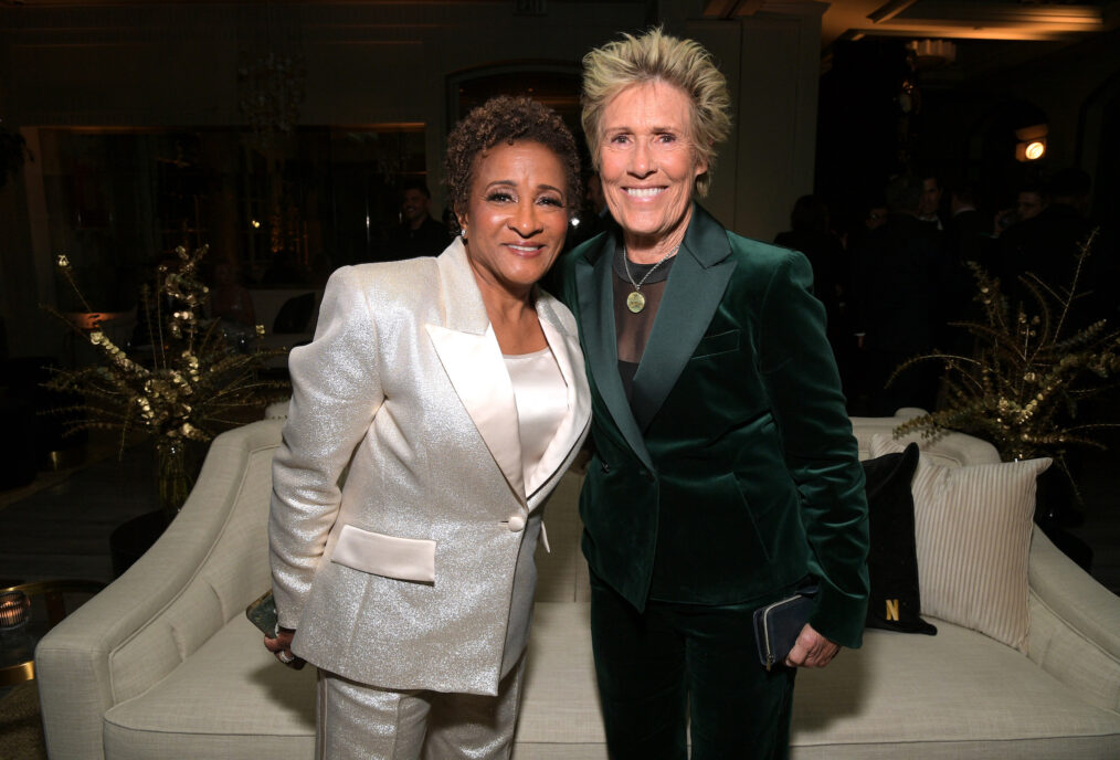 Wanda Sykes and Diana Nyad attend Netflix's 2024 Golden Globe After Party at Spago on January 07, 2024 in Beverly Hills, California.